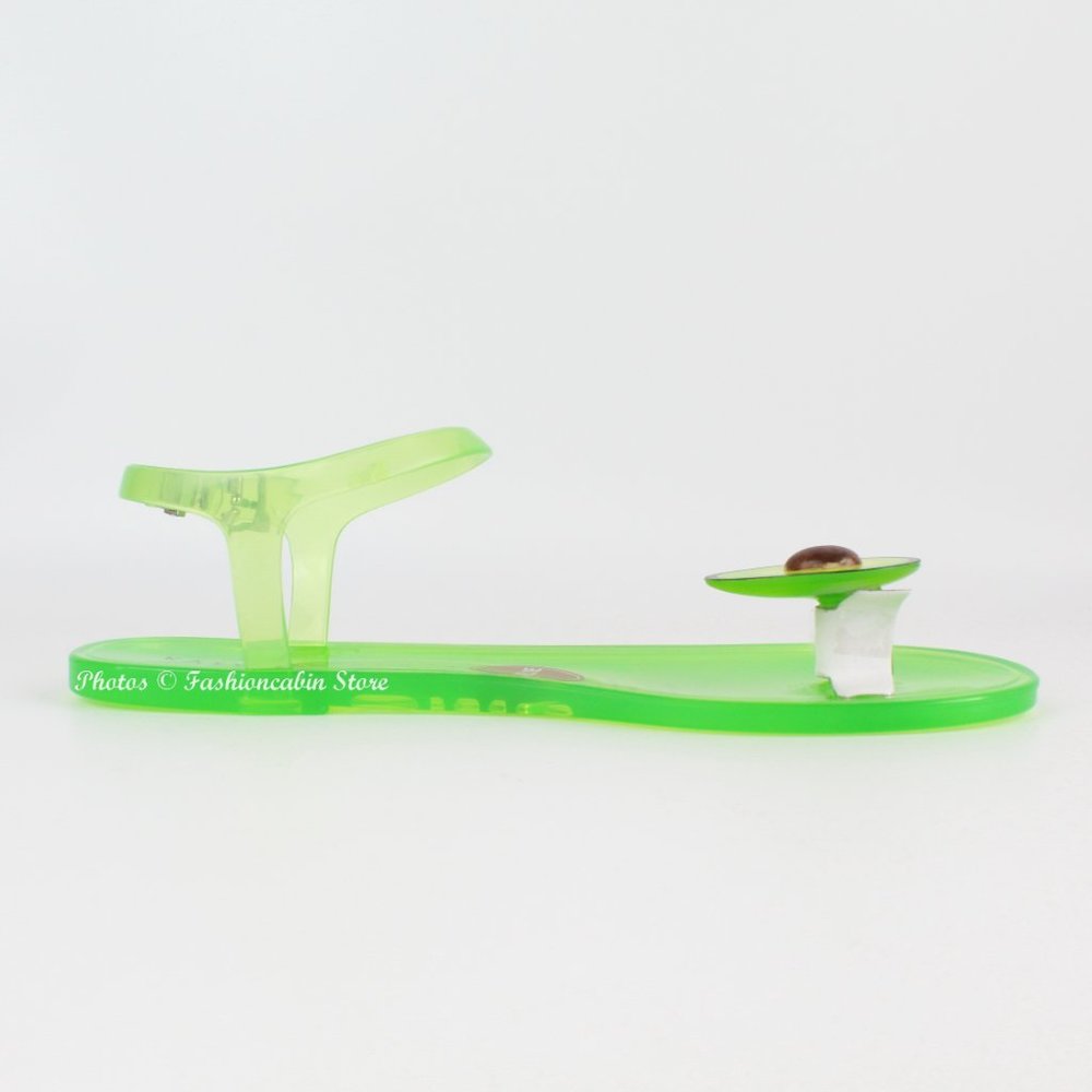NEW KATY PERRY Geli Jelly Avocado Sandal, US 10 - Picture 2 of 11